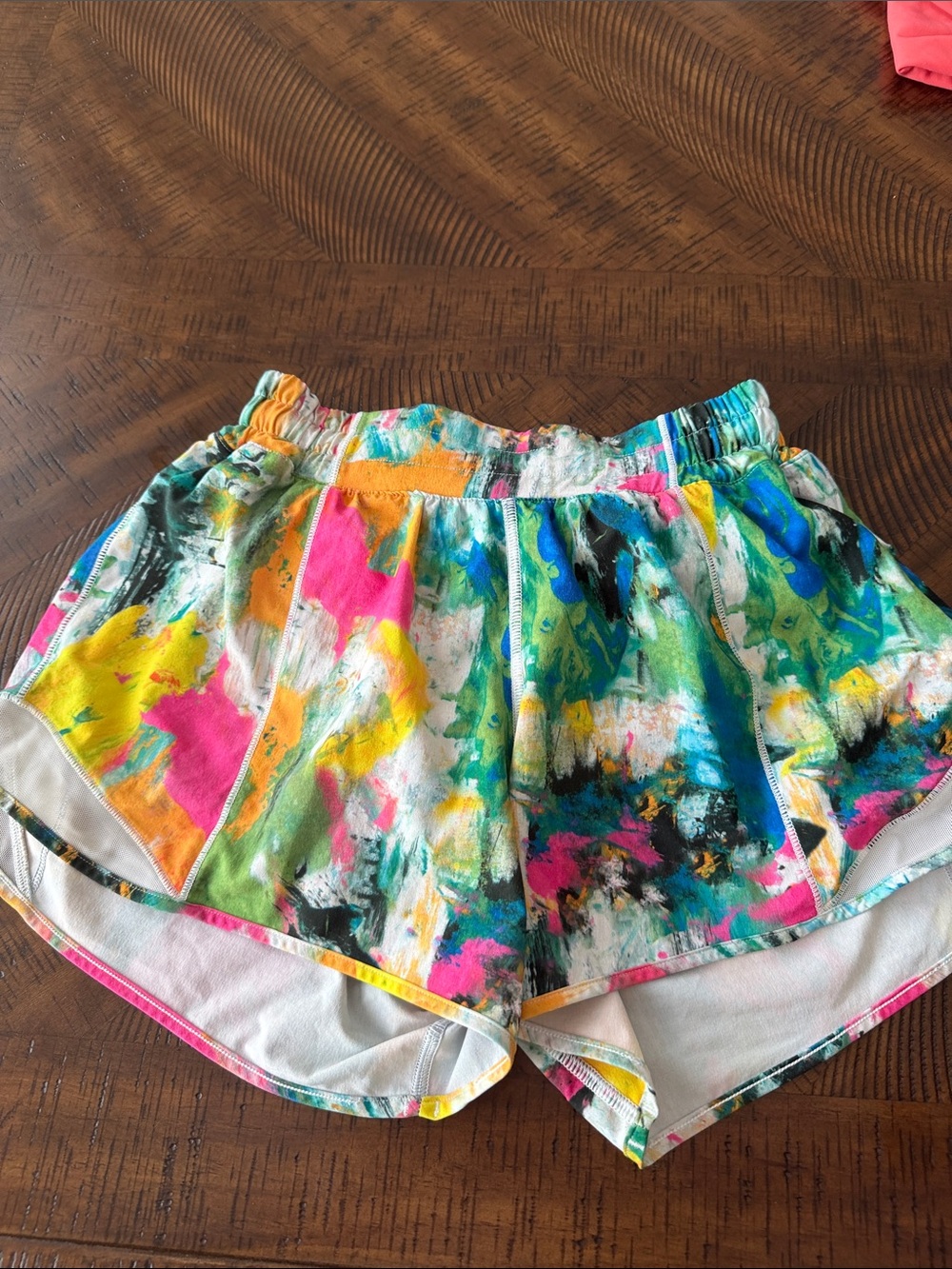 Lululemon multi color hotty hot shorts